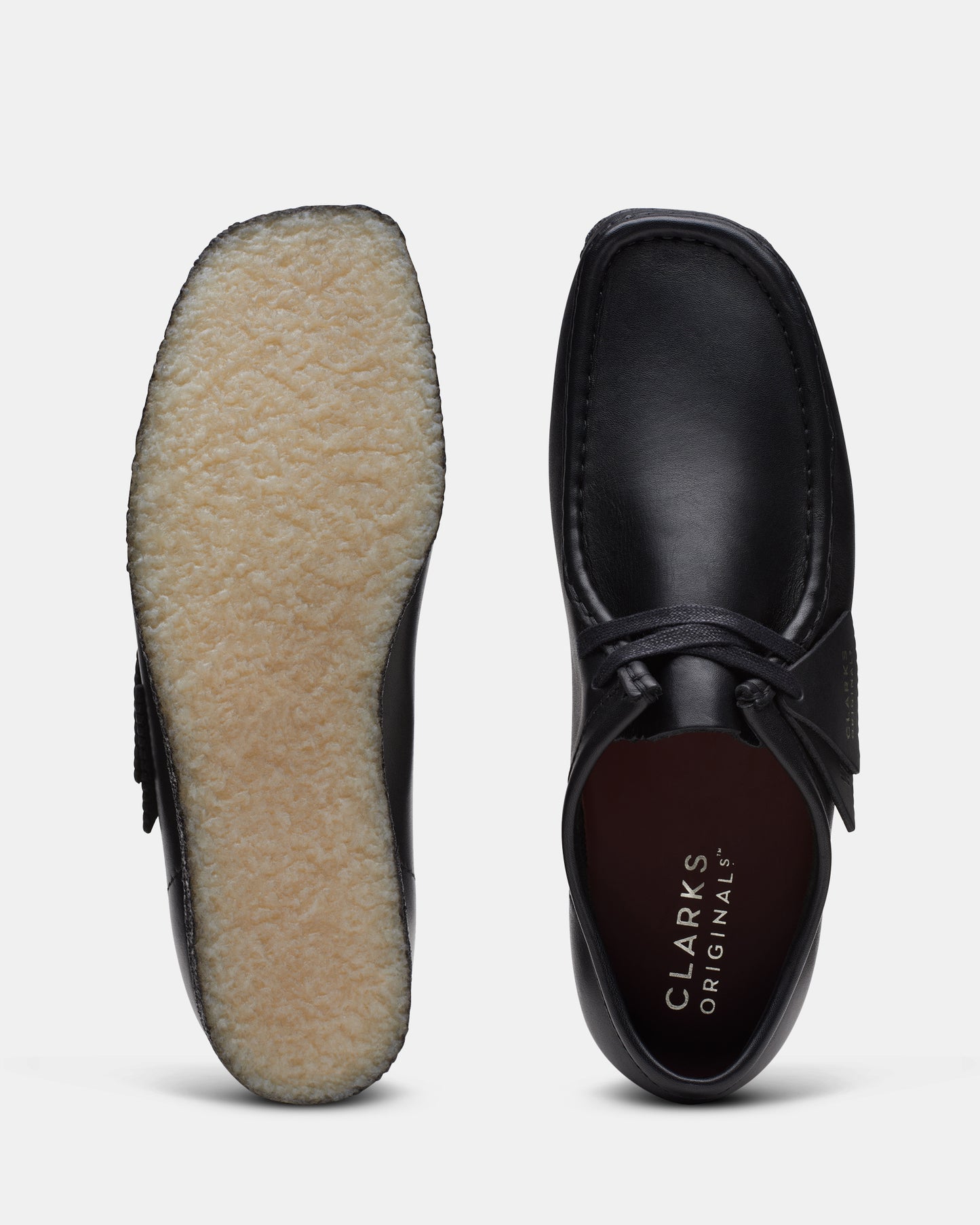 Wallabee (M) Black Leather