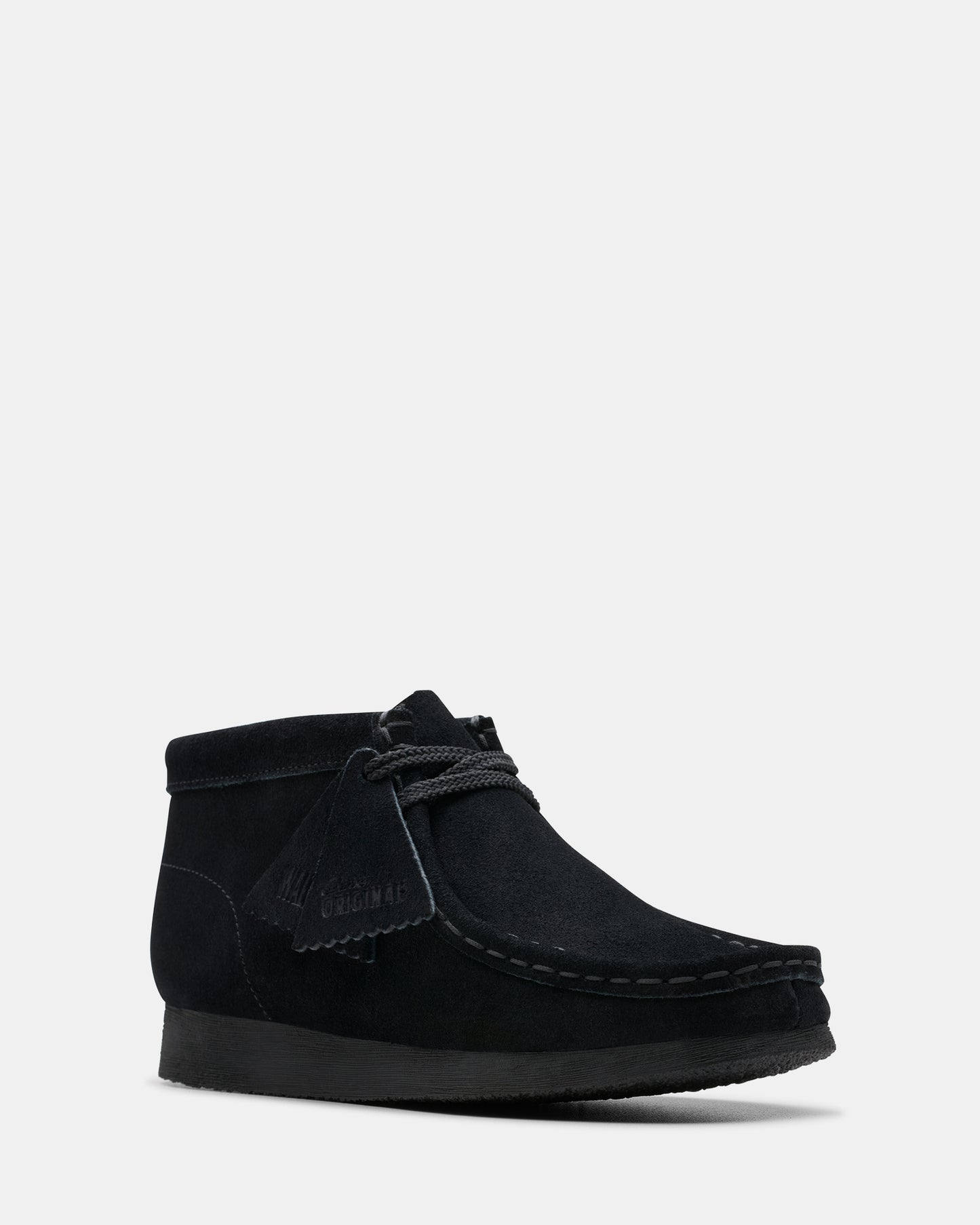 WALLABEE BOOT OLDER KIDS Black Suede